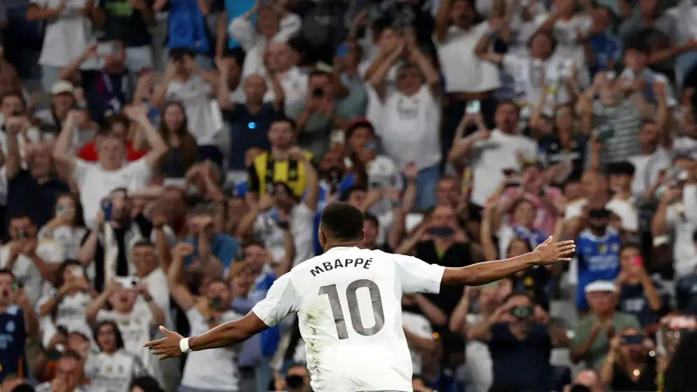 ركلة جزاء مبابي تمنح ريال مدريد