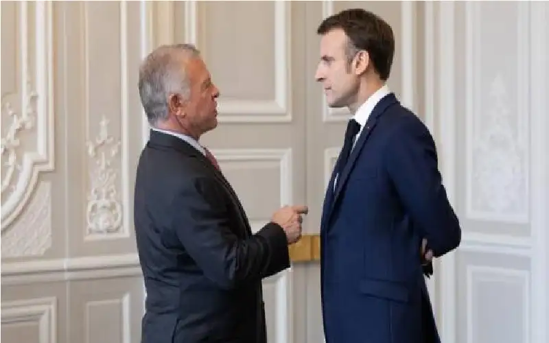 الملك لـماكرون: نرفض تصريحات رؤية إسرائيل