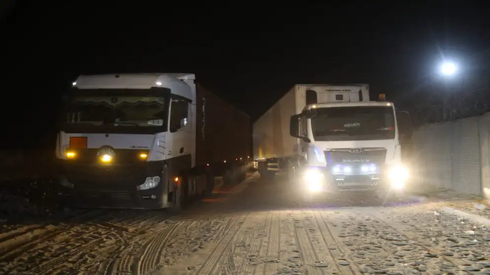 القوات المسلحة تسير قافلة مساعدات تضم