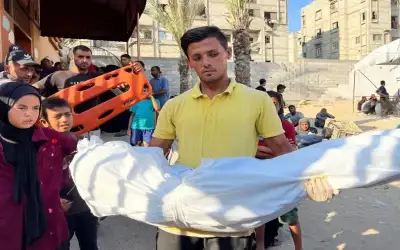 61 شهيدا و308 جرحى في غزة