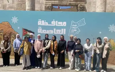 زيارة تثقيفية شابات كفرسوم لمنطقة المدرج