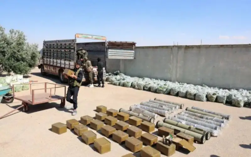 سوريا .. ضبط صناديق ذخائرة معدة