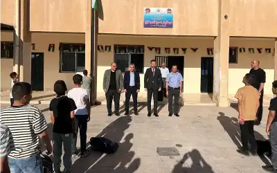 مدير تربية جرش يتفقد عددا من