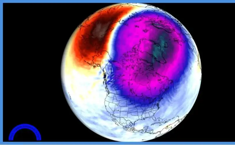 الدوامة القطبية تستعد لفصل الخريف