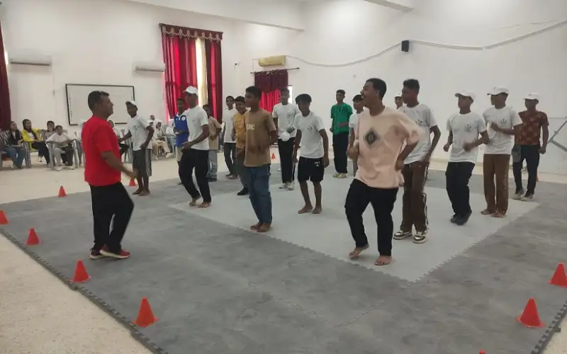 اختتام معسكر النشاط الرياضي والبدني في