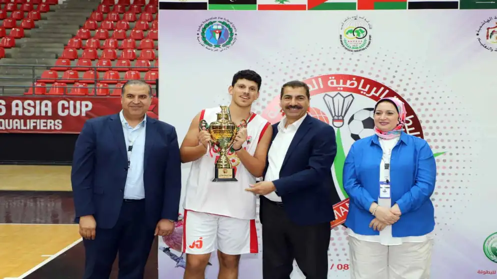 الأردن يتوج بلقب بطل العرب في