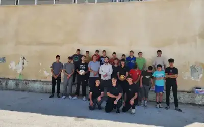 دورة تدريبية في كرة القدم بمركز