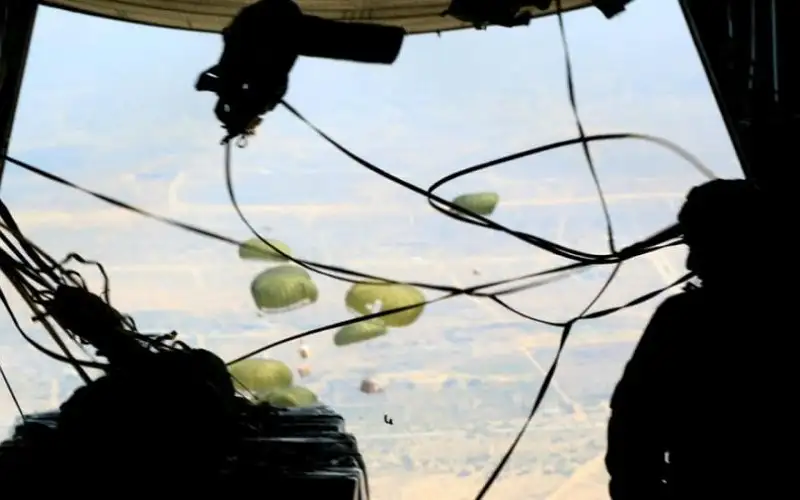 الهيئة الخيرية الهاشمية: الإنزالات الجوية متوقفة