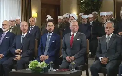 الملك وولي العهد يحضران الفعالية الدينية