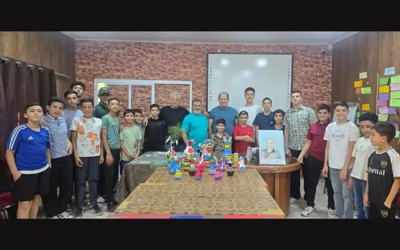 اختتام دورة تدريبية في الفنون التشكيلية