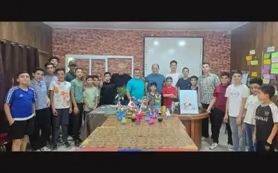اختتام دورة تدريبية في الفنون التشكيلية