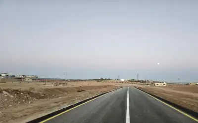 انتهاء العمل بمشروع الطريق الرئيسي للمدينة
