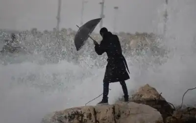 منخفض جوي عالي الفعالية يجلب أمطارا