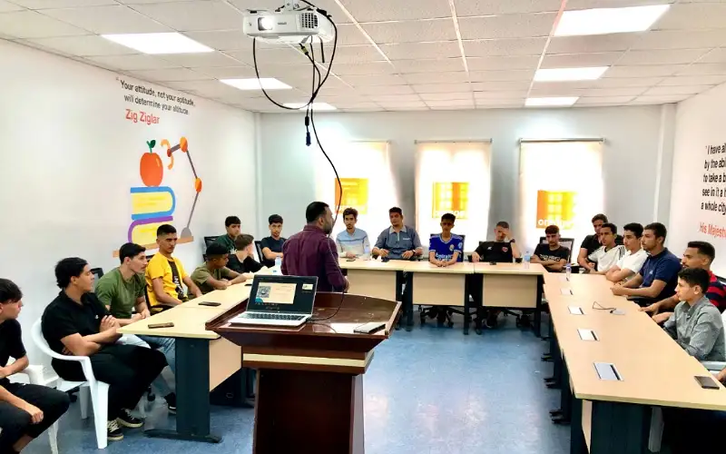 محاضرة توعوية حول السوق الحر والمواقع