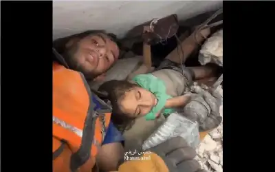 مرح حداد.. ساعات طويلة تحت الركام