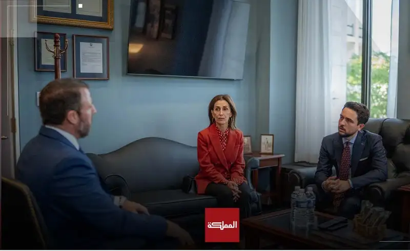 ولي العهد لأعضاء من الكونغرس: الأردن