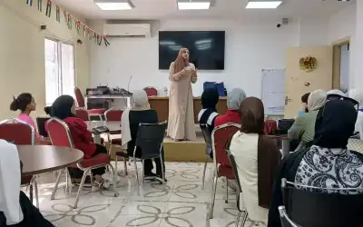 مركز شابات الوسطية ينظم نشاطا توعويا
