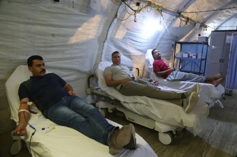 المستشفى الميداني الأردني جنوب غزة ينظم