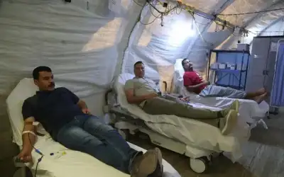 المستشفى الميداني الأردني جنوب غزة ينظم