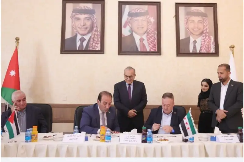 مذكرة تفاهم بين نقابتي المقاولين الأردنيين
