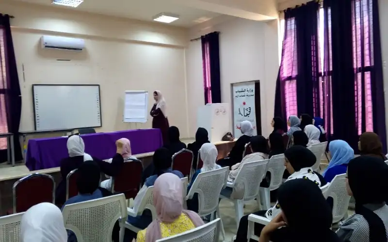 ورشة في مركز شباب وشابات الصريح