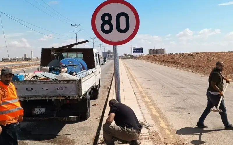 بلدية إربد تخفض سرعة سير المركبات