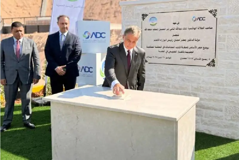 حسان يضع حجر الأساس لمشروع محطة