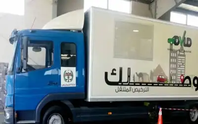 الترخيص المتنقل في الأزرق من الأحد