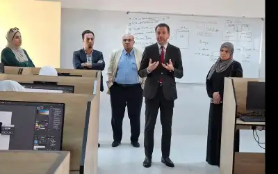 مدير تربية جرش يتابع تخصصات التعليم