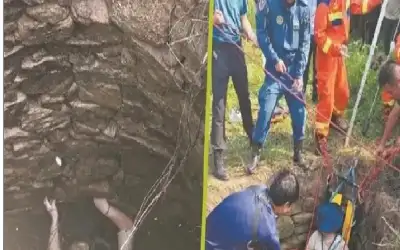 54 ساعة رعب.. امرأة تسقط داخل