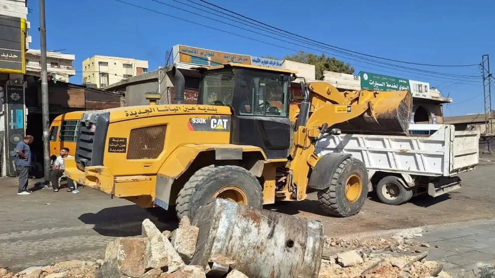 بلدية عين الباشا تنفذ حملة لإزالة