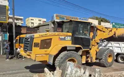 بلدية عين الباشا تنفذ حملة لإزالة