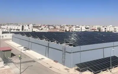 تشغيل مشروع طاقة شمسية كهروضوئية بقدرة