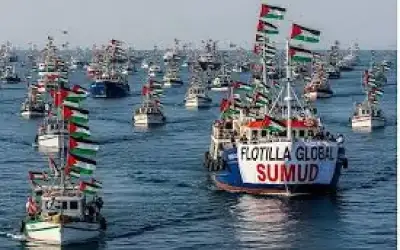 إعلام عبري: سفن أسطول الصمود دخلت