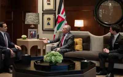 الملك يستقبل مستشار رئيس جمهورية أوزبكستان
