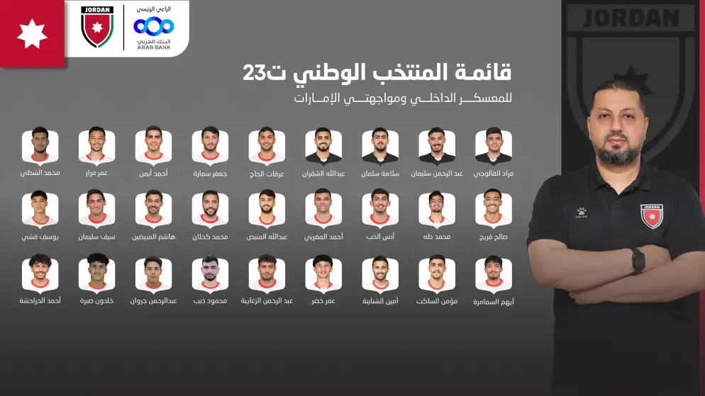 المنتخب الوطني ت23 يعلن قائمته للمعسكر