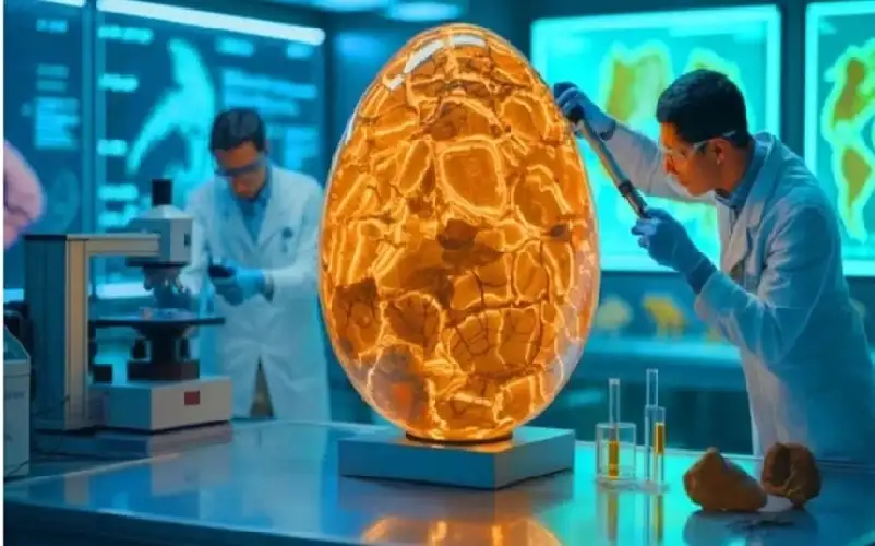 علماء صينيون يعثرون على بيضة ديناصور