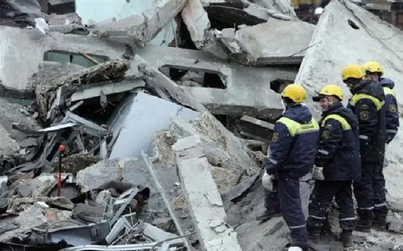 انهيار صخري داخل منجم في روسيا