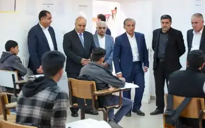 رئيس الوزراء يزور مدرسة الشوبك الزراعية