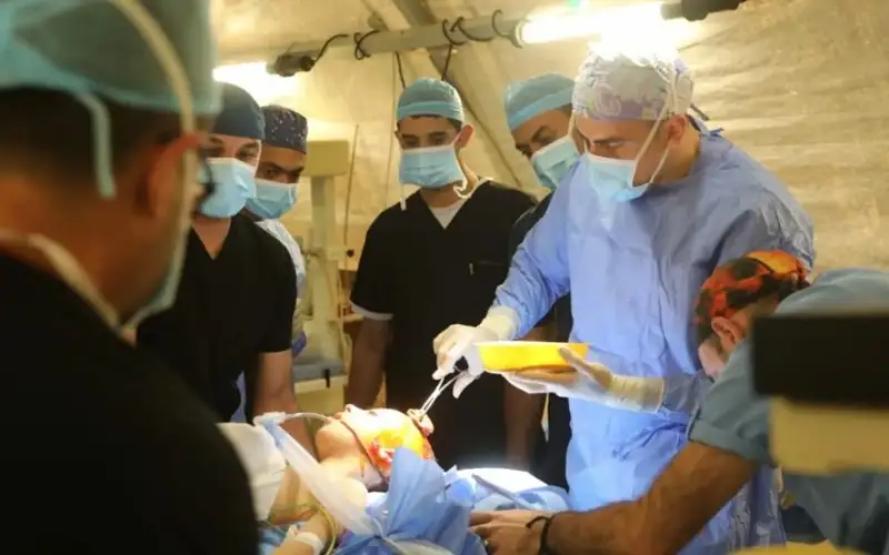 المستشفيات الميدانية الأردنية تجري قرابة 27