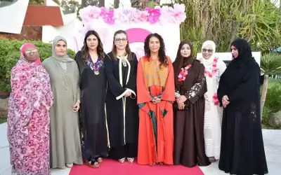 السفيرة غنيمات تشارك في حفل خيري