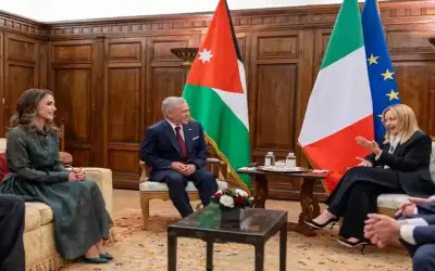 الملك وميلوني يشددان على ضرورة إيصال