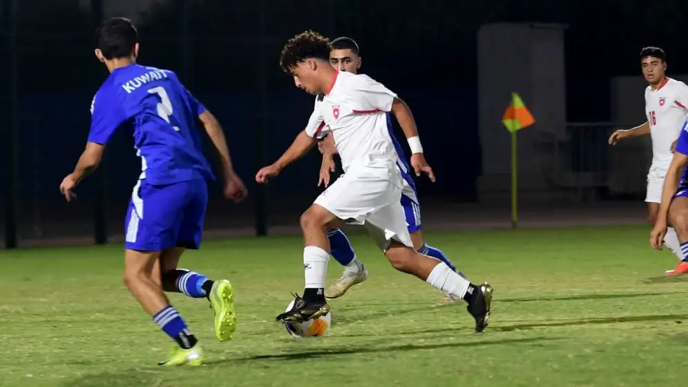 منتخب الناشئين يفوز على نظيره الكويتي