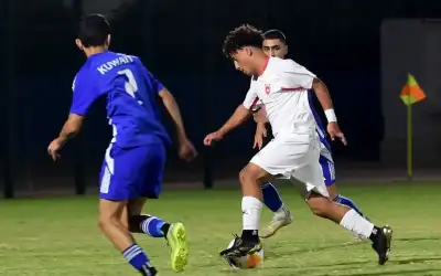 منتخب الناشئين يفوز على نظيره الكويتي