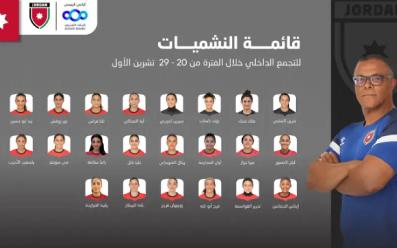 المنتخب الوطني النسوي لكرة القدم يختار