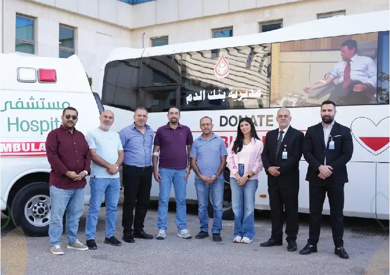 حملة للتبرع بالدم في مستشفى الكندي