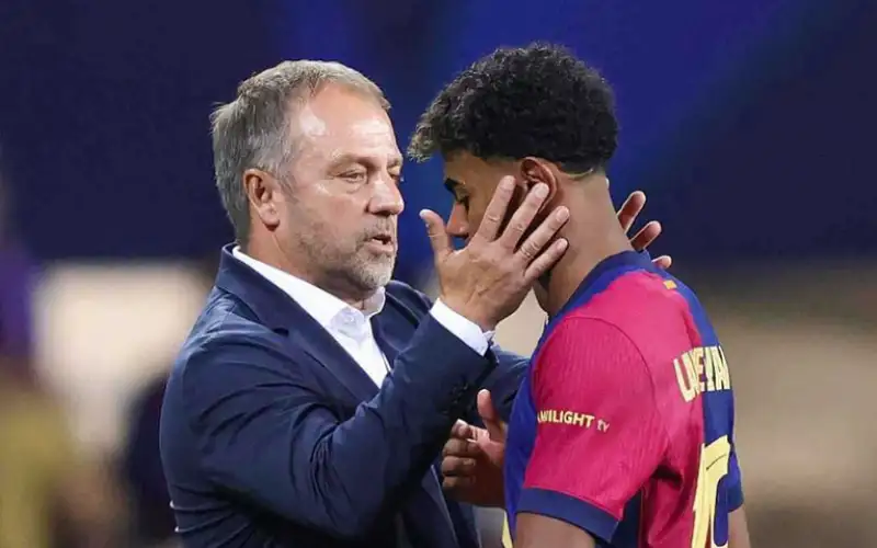 فليك يحذر ريال مدريد من لامين