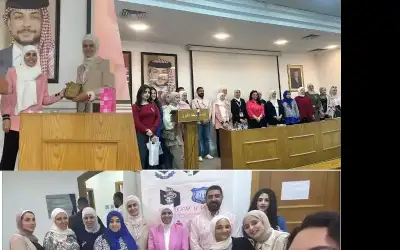 صيدلة عمان الاهلية تشارك بحملة توعوية