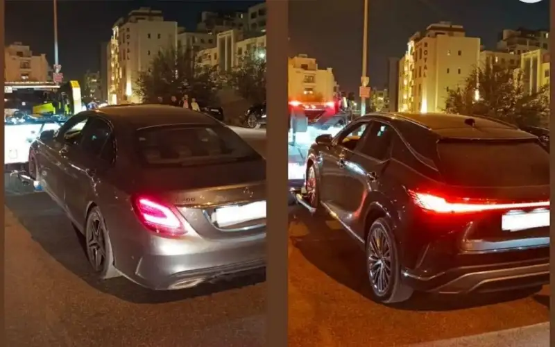 ضبط مركبتين عرضتا مستخدمي ممشى شارع