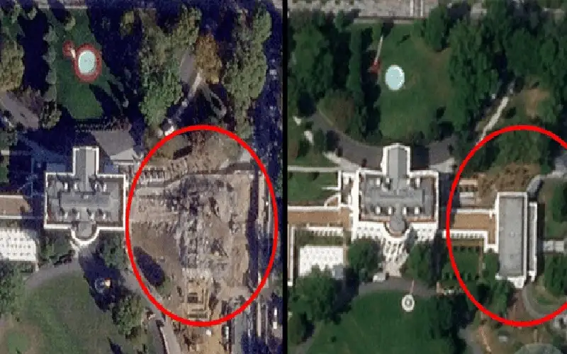 صور الأقمار الصناعية تكشف: الدمار في